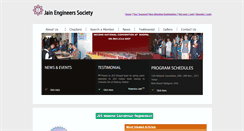 Desktop Screenshot of jainengineerssociety.com